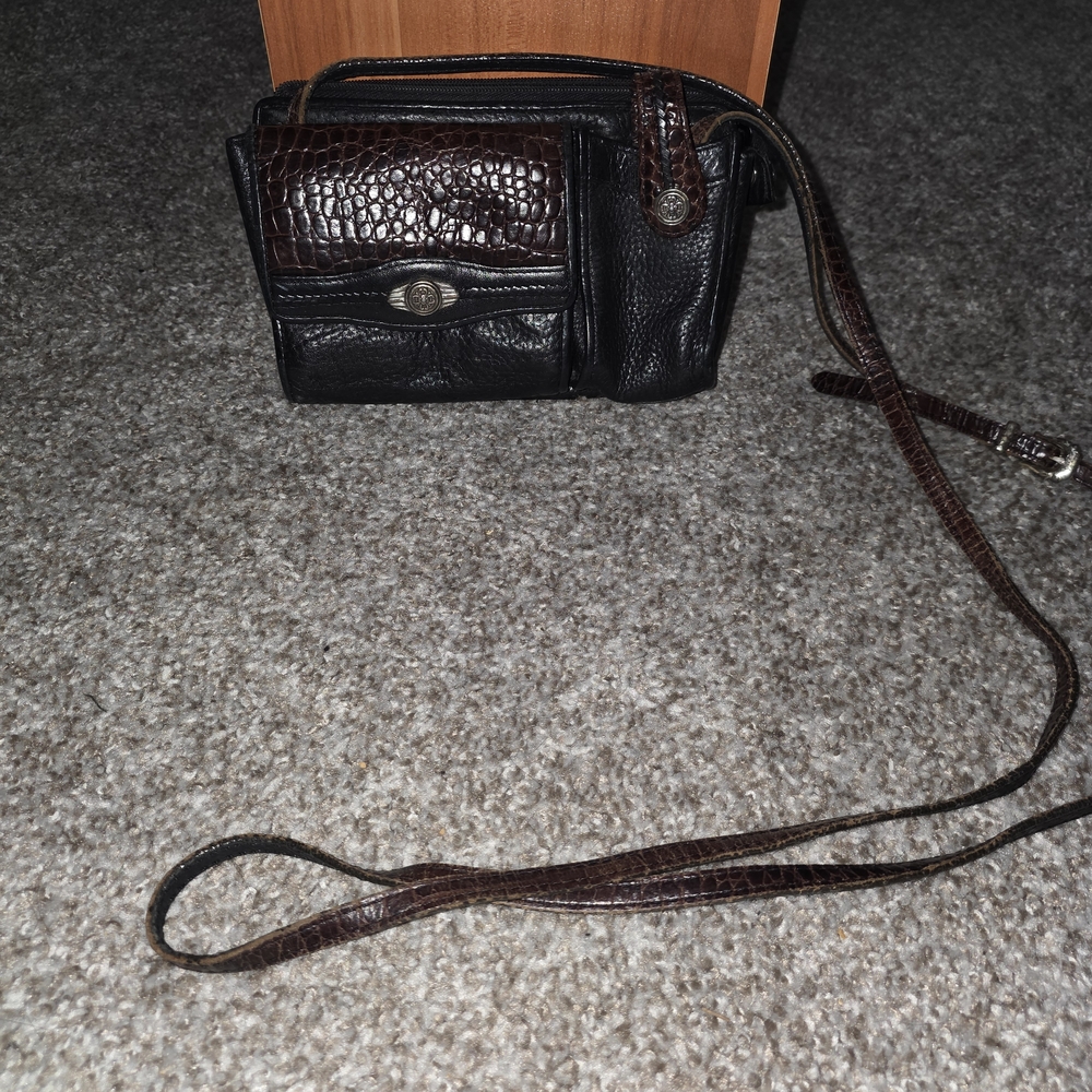 Elegant Black and Brown Women's Bag